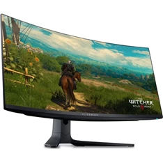Dell 34,18" Alienware AW3423DWF UWQHD QD-OLED 165Hz DP/HDMI/USB fekete ívelt gamer monitor