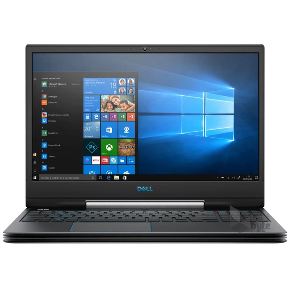 Dell G5 5590 laptop (15,6"FHD Intel Core i5-9300H/GTX 1650 4GB/8GB RAM/512GB/Win10) - fekete