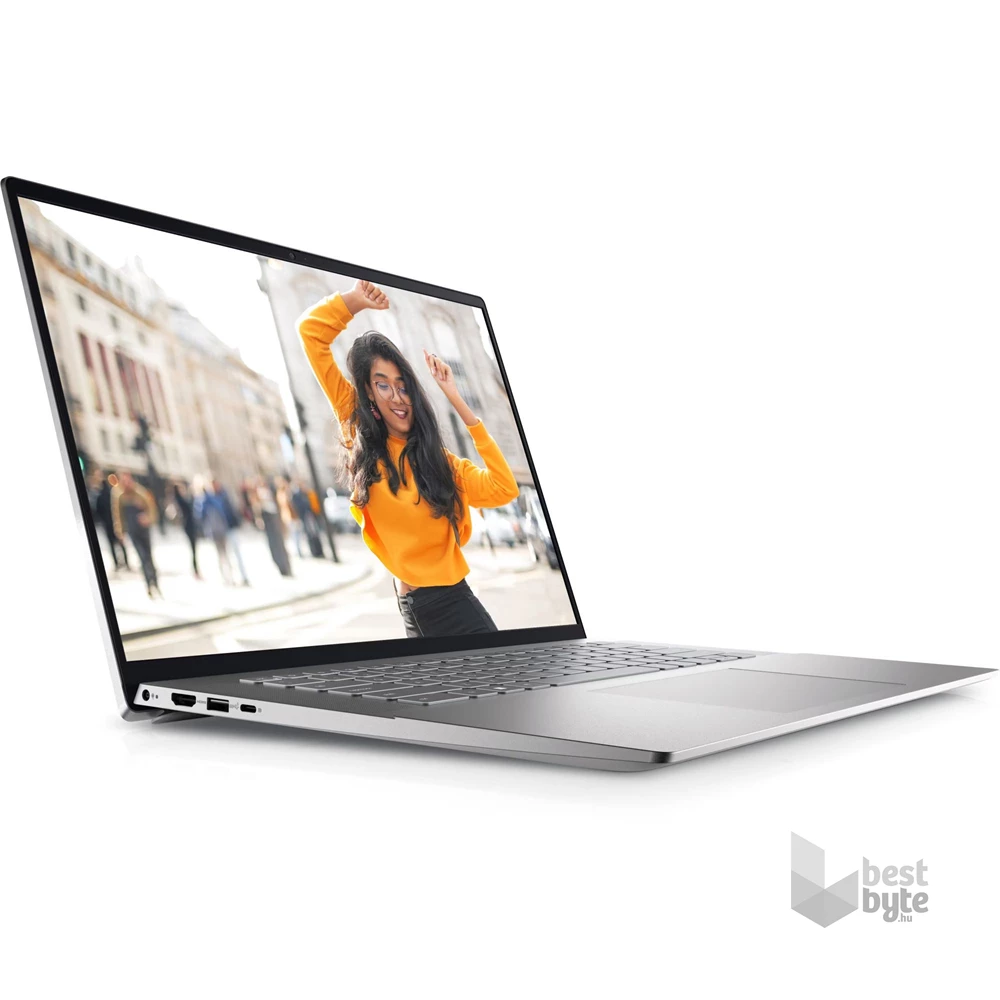 Dell Inspiron laptop (16"FHD/Intel Core i5-1235U/Int.VGA/16GB RAM/512GB/Linux) - ezüst