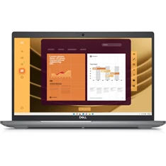 Dell Latitude 5550 laptop (15,6"FHD/Intel Core Ultra 5-125U/Int.VGA/16GB RAM/512GB/Linux) - szürke