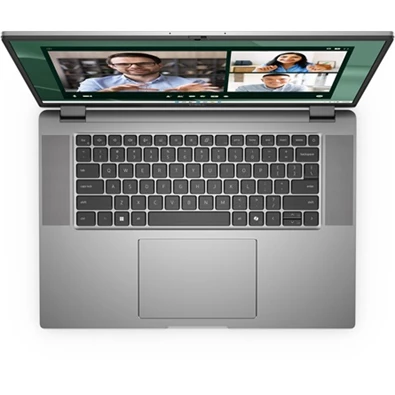 Dell Latitude 7650 laptop (16"WUXGA/Intel Core Ultra 7-165U/Int.VGA/32GB RAM/512GB/Win11 Pro) - szürke