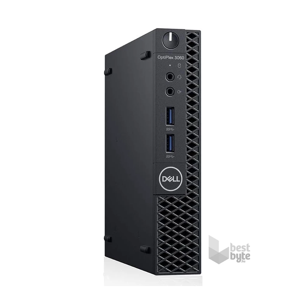 Dell OptiPlex 3060 Micro/i5-8th/16GB/512GB SSD/Win Pro COA/fekete asztali számítógép (Használt A+)