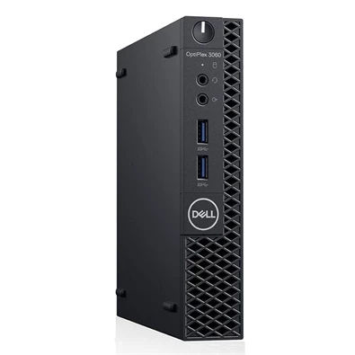 Dell OptiPlex 3060 Micro/i5-8th/16GB/512GB SSD/Win Pro COA/fekete asztali számítógép (Használt A+)
