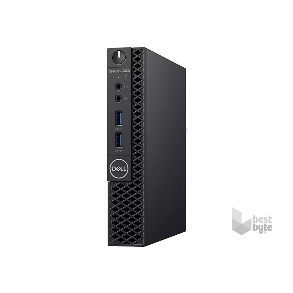 Dell OptiPlex 3060 Micro/i5-8th/8GB/256GB/Win Pro COA/fekete asztali számítógép (Használt A+)