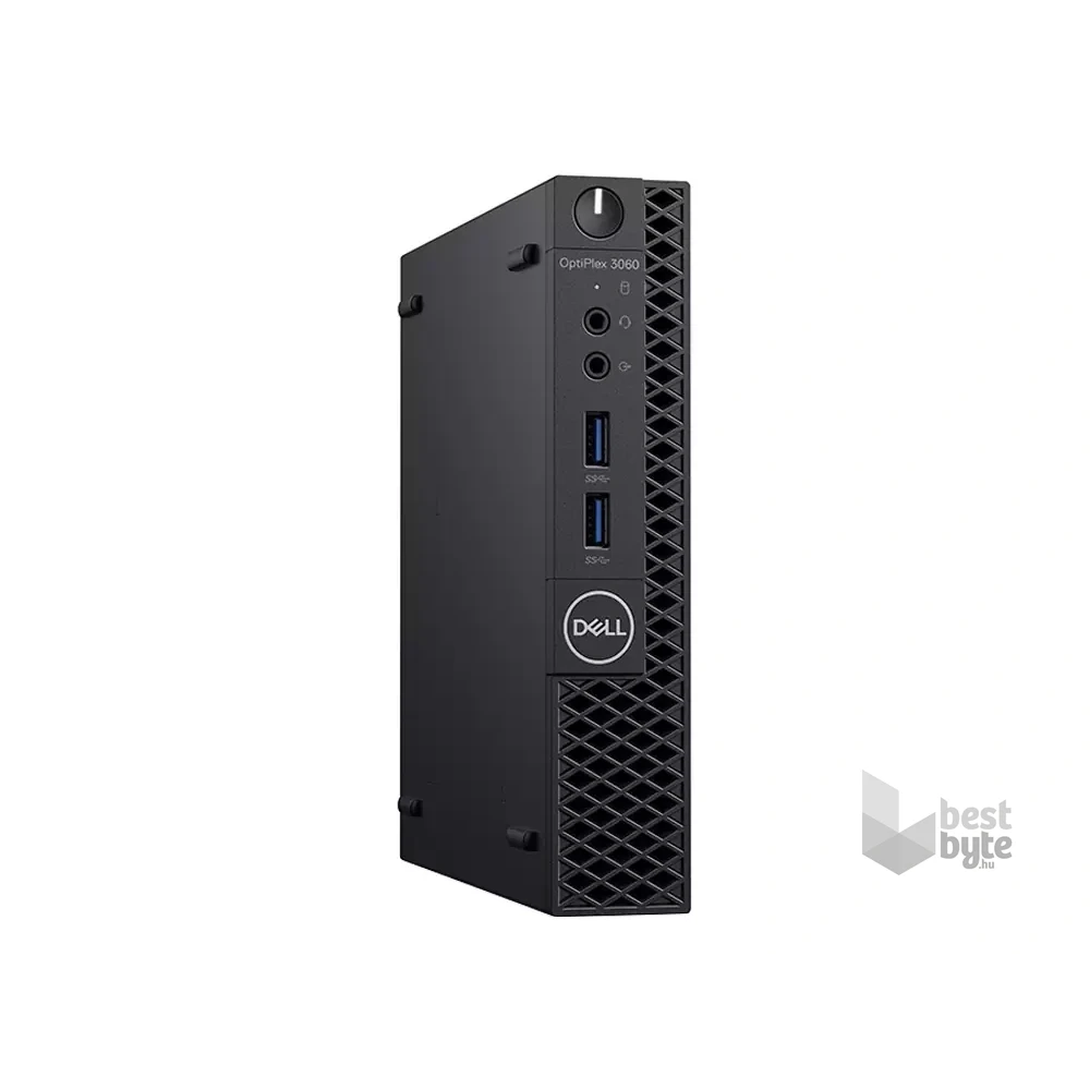 Dell OptiPlex 3060 Micro/i5-8th/8GB/256GB/Win Pro COA/fekete asztali számítógép (Használt A+)