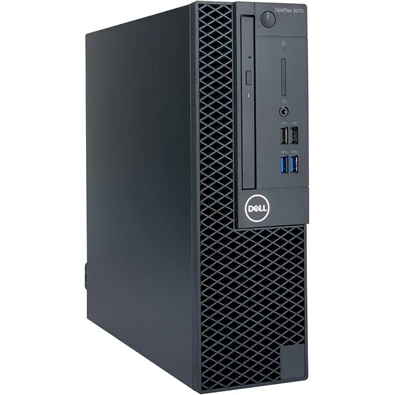 Dell OptiPlex 3070 SFF/i5-9500/16GB/256GB/Win Pro COA/fekete asztali számítógép (Használt A+)