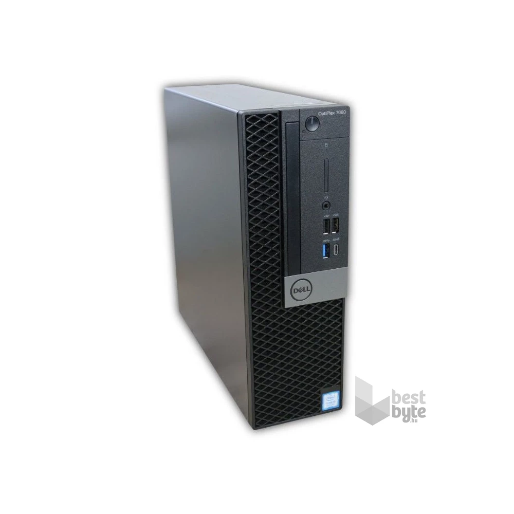 Dell OptiPlex 7060 SFF/i5-8500/8GB/256GB SSD/Win Pro COA fekete asztali számítógép (Használt A+)