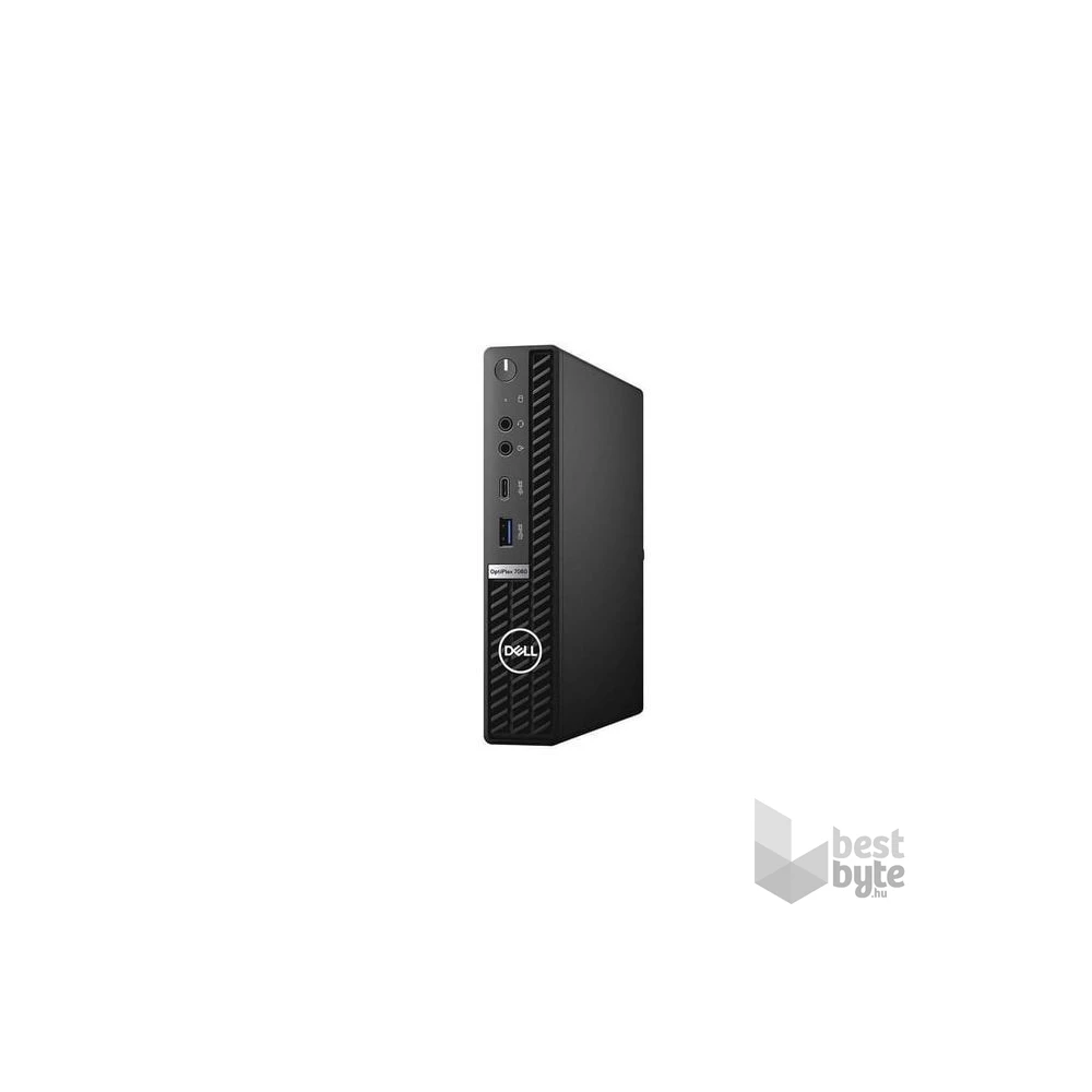 Dell OptiPlex 7080 Micro/i5-10500T/16GB/256GB/Win Pro COA/fekete asztali számítógép (Használt A+)