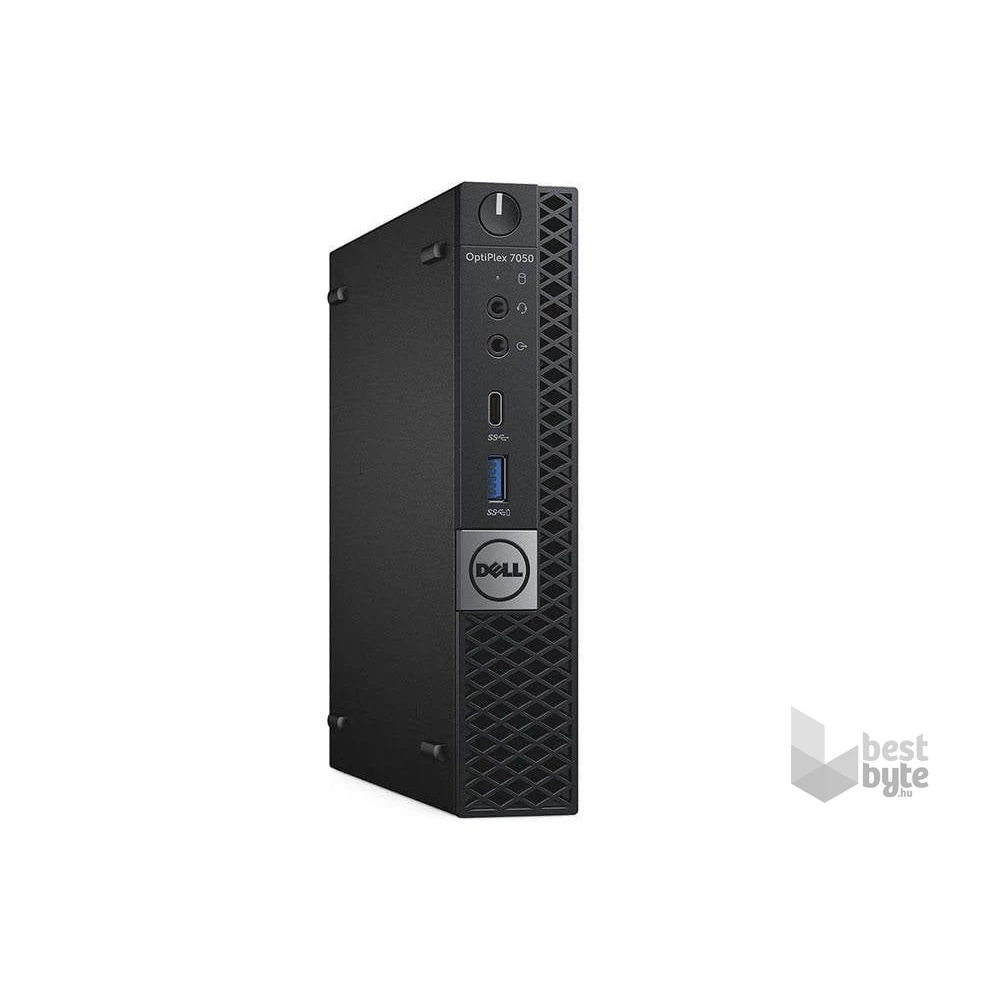 Dell Optiplex 7050 Micro/i5-6500T/8GB/256GB SSD/Win10 Pro/fekete asztali számítógép (Használt A+)