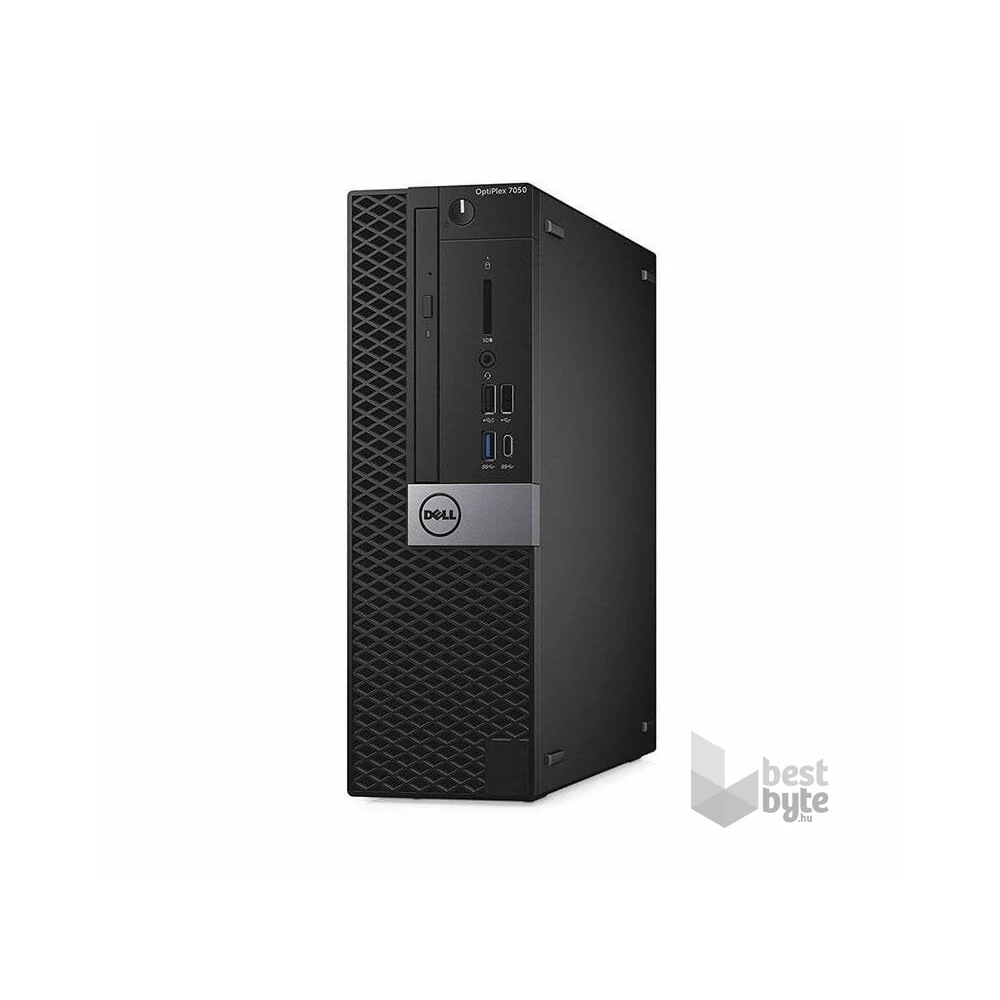 Dell Optiplex 7050 SFF/i5-7600/16GB/512GB SSD/Win Pro COA/fekete asztali számítógép (Használt A+)