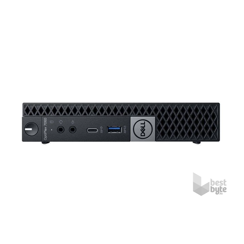 Dell Optiplex 7060 micro PC /i5-9500T/16GB/512GB SSD HDD/Win11 Pro/fekete felújított asztali számítógép
