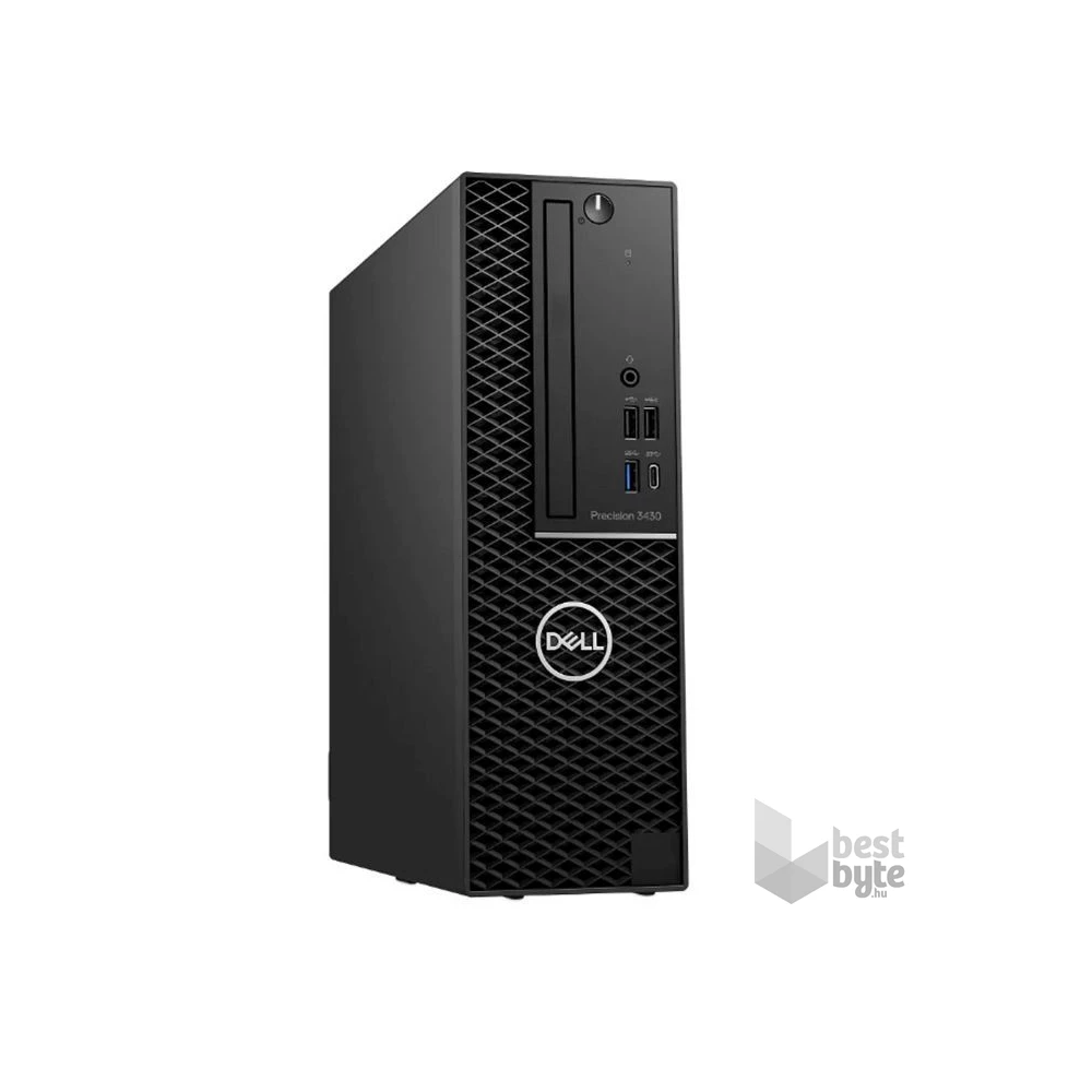 Dell Precision 3430 SFF/i5-8500T/16GB/256GB SSD/Win Home COA/fekete asztali számítógép (Használt A+)