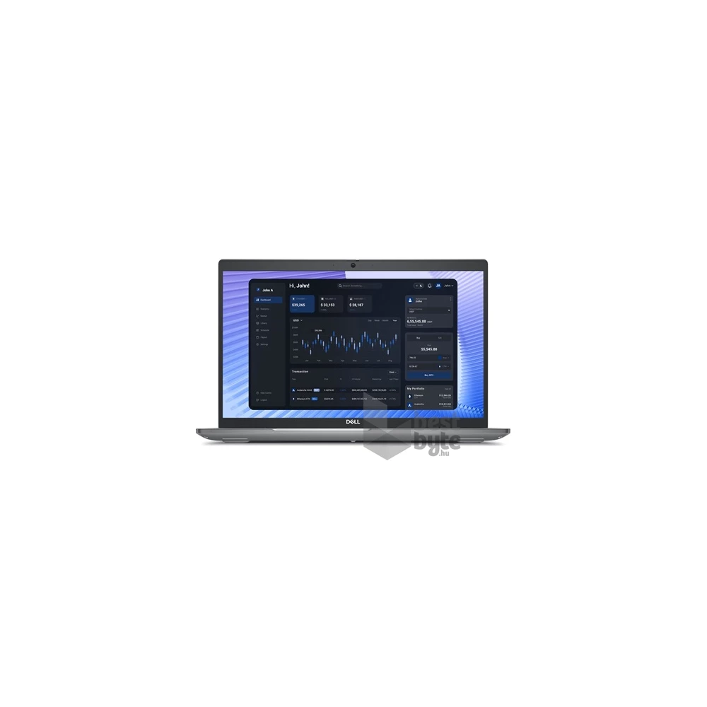 Dell Precision 3590 laptop (15,6"FHD/Intel Core Ultra 5-135H/Int.VGA/16GB RAM/512GB/Win11 Pro) - szürke
