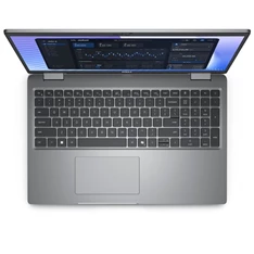 Dell Precision 3590 laptop (15,6"FHD/Intel Core Ultra 7-165H/Int.VGA/16GB RAM/512GB/Win11 Pro) - szürke