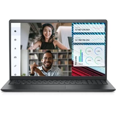Dell Vostro 3520 laptop (15,6"FHD/Intel Core i3-1215U/Int.VGA/8GB RAM/512GB/Linux) - fekete