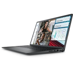 Dell Vostro 3520 laptop (15,6"FHD/Intel Core i3-1215U/Int.VGA/8GB RAM/512GB/Linux) - fekete