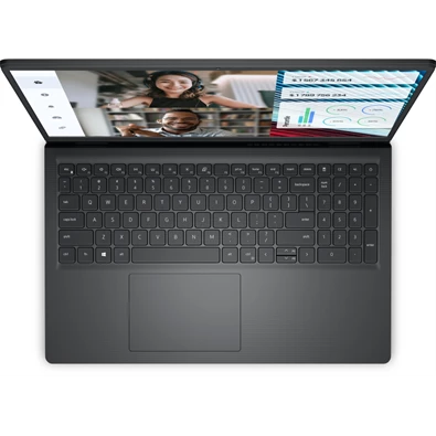 Dell Vostro 3520 laptop (15,6"FHD/Intel Core i7-1255U/Int.VGA/8GB RAM/512GB/Win11 Pro) - fekete
