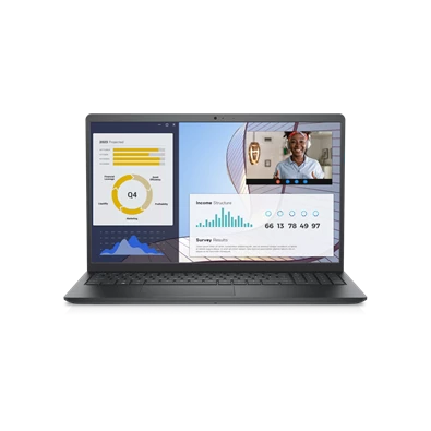 Dell Vostro 3530 laptop (15,6"FHD/Intel Core i3-1305U/Int.VGA/8GB RAM/256GB/Win11 Pro) - fekete