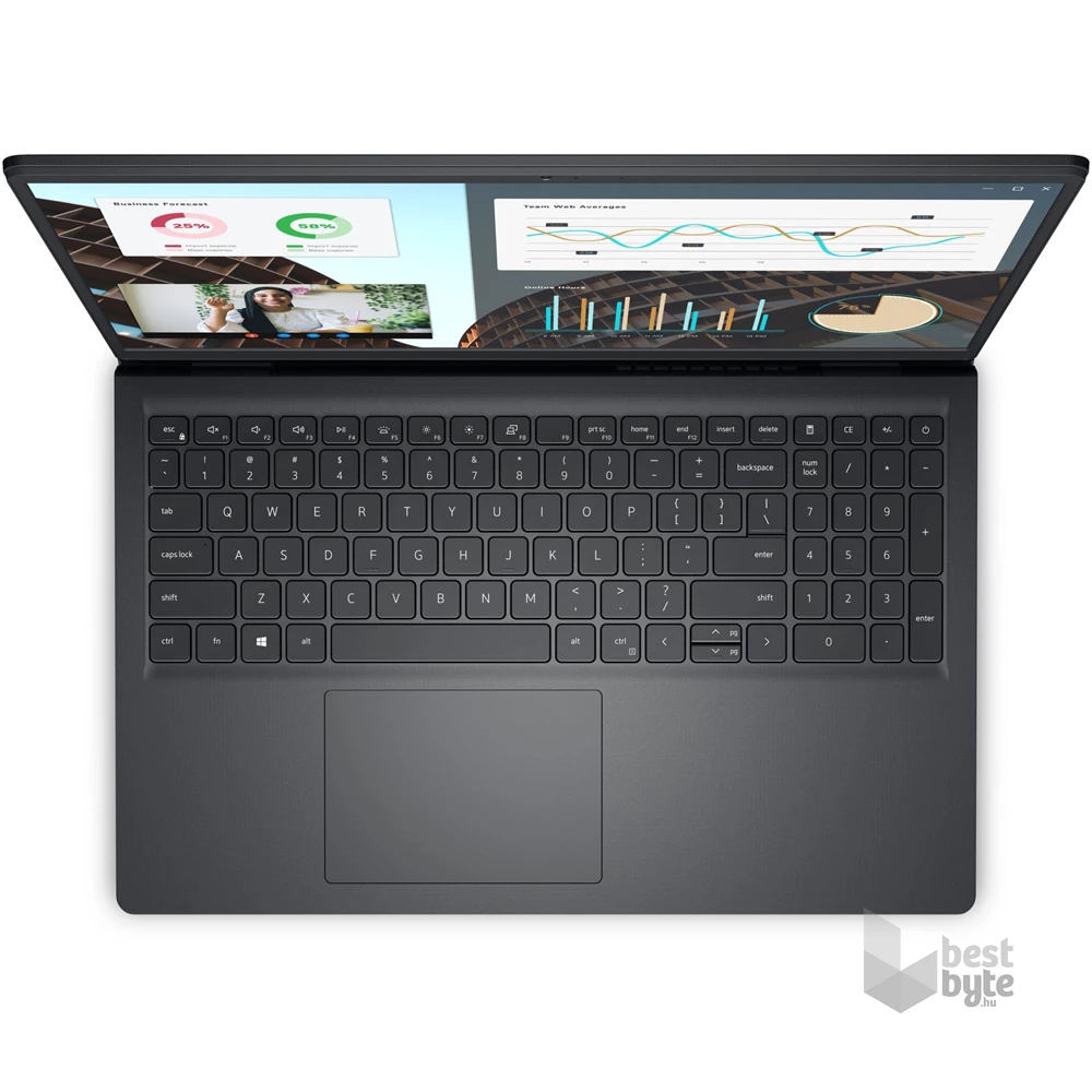 Dell Vostro 3530 laptop (15,6"FHD/Intel Core i5-1335U/Int.VGA/16GB RAM/512GB/Linux) - fekete