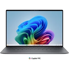 Dell XPS 13 Platinum laptop (13,4"WUXGA/Snapdragon X Elite 12 Mag/Int.VGA/16GB RAM/512GB/Win11 Pro) - ezüst