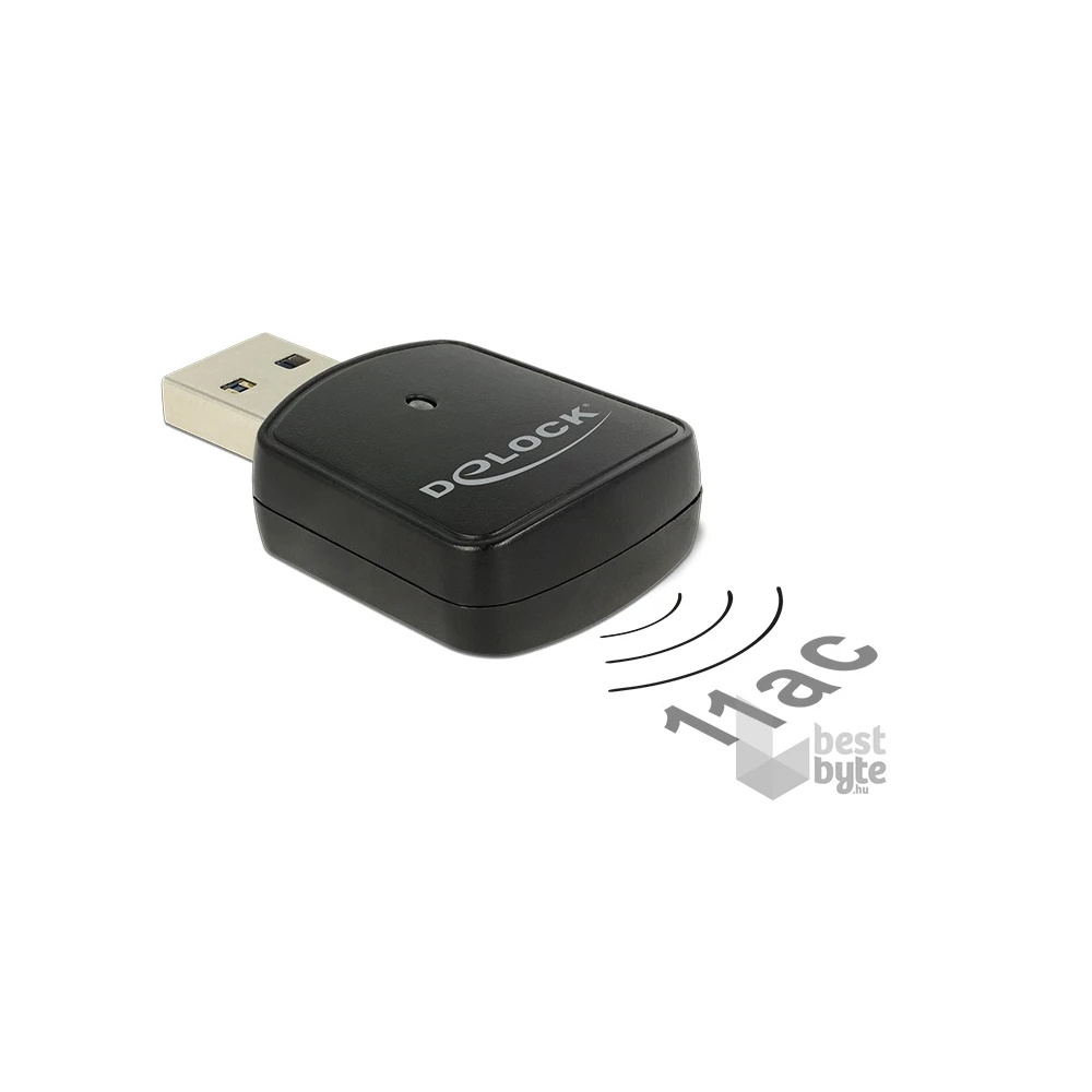 Delock 12502 Vezeték nélküli 867Mbps+300Mbps mini USB 3.0 adapter