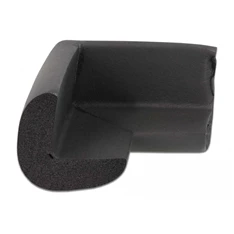 Delock 18397 56x56x22mm fekete öntapadós habszivacs sarokvédő