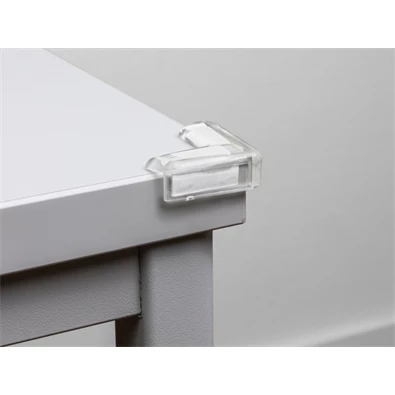 Delock 18408 40x40x13mm átlátszó öntapadós sarokvédő