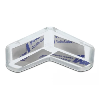 Delock 18408 40x40x13mm átlátszó öntapadós sarokvédő