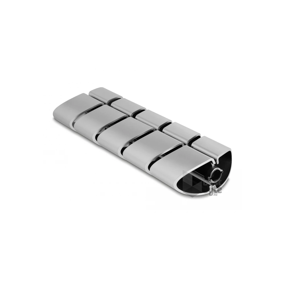 Delock 20802 75x45mm 5db-os ezüst asztali kábelcsatorna kiegészítő elem