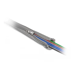 Delock 20830 2mx20mm szürke hőálló zipzáras fonott kábelharisnya