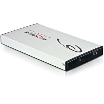 Delock 42467 2,5” külső SATA HDD ház USB 2.0-val