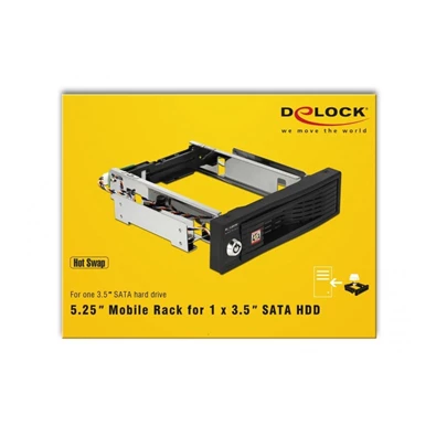 Delock 47191 5.25 Mobil Rack 3.5 SATA HDD-hez