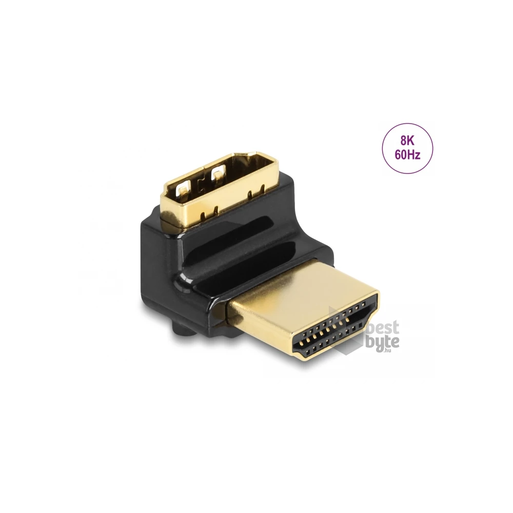 Delock 60017 8K 60 Hz fém HDMI adapter