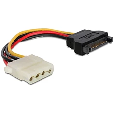 Delock 60115 15 tűs SATA (apa) – 4 tűs Molex (anya) 12 cm-es hálózati adapter