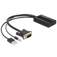 Delock 62597 VGA–HDMI adapter audio funkcióval