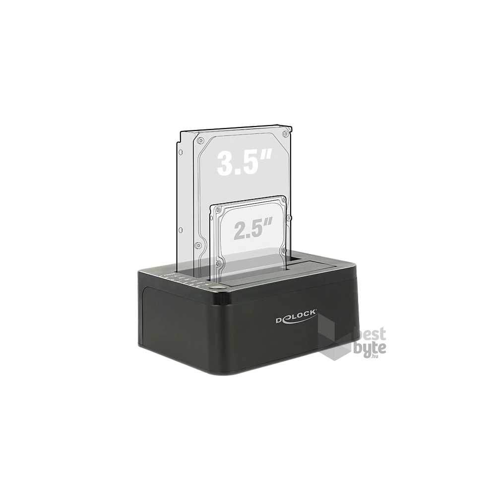Delock 62661 USB 3.0 SATA HDD duál dokkoló állomás