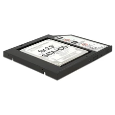 Delock 62669 Slim SATA 5.25" HDD/SSD beépítő-keret 9,5 mm