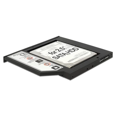 Delock 62669 Slim SATA 5.25" HDD/SSD beépítő-keret 9,5 mm