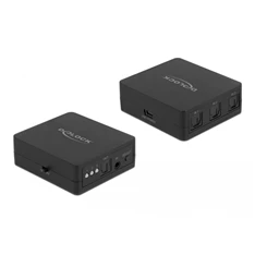 Delock 63395 S/PDIF TOSLINK 3 bemenet/1 kimenet távírányítható switch