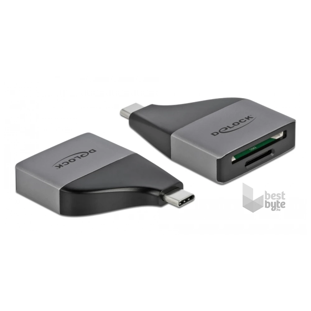 Delock 64117 SD/MMC/Micro SD memóriakártyákhoz USB Type-C kártyaolvasó
