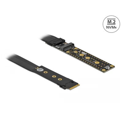 Delock 64136 M.2 M-key NVMe 20cm hosszú Riser kártya