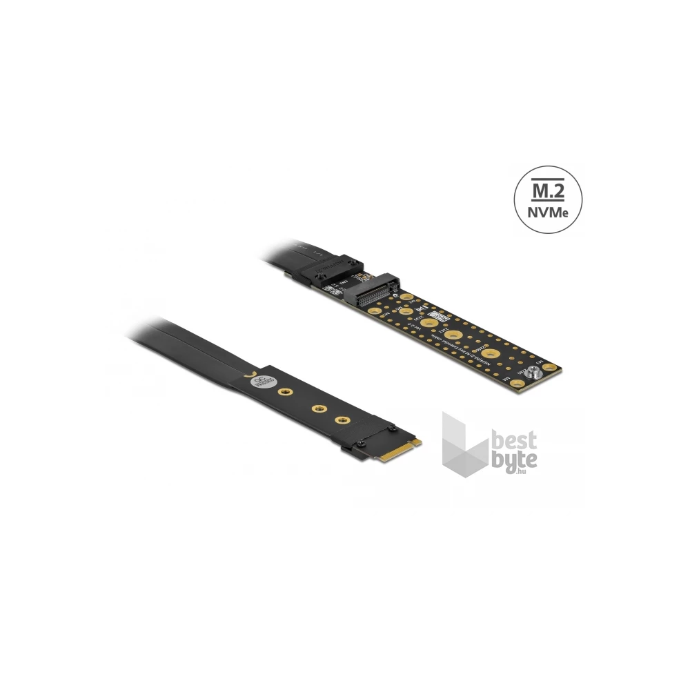 Delock 64136 M.2 M-key NVMe 20cm hosszú Riser kártya
