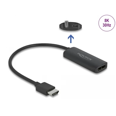 Delock 64213 HDMI-A/DisplayPort 8K adapter