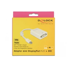 Delock 65129 mini Displayport apa > DVI 24+5 pin anya adapter