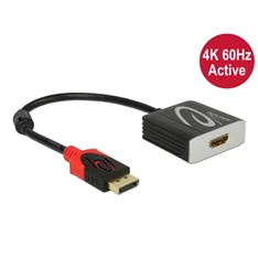 Delock 65207 Aktív DisplayPort 1.4 - HDMI átalakító 4K 60 Hz (HDR)