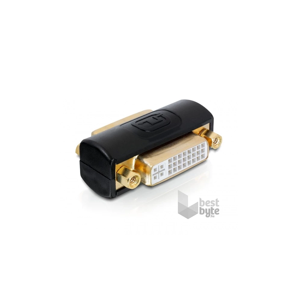 Delock 65225 DVI 24+5 tűs anya / anya adapter