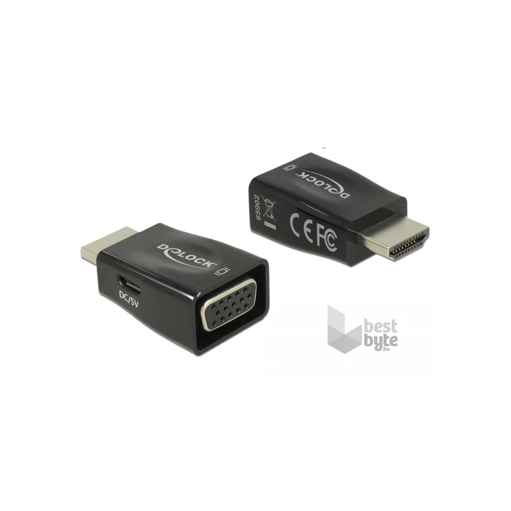 Delock 65902 HDMI-A apa > VGA anya adapter