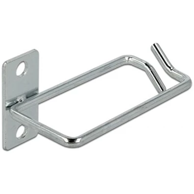 Delock 66517 80 x 40 mm oldalirányban eltolt fém rögzítő lemez kábeltartó