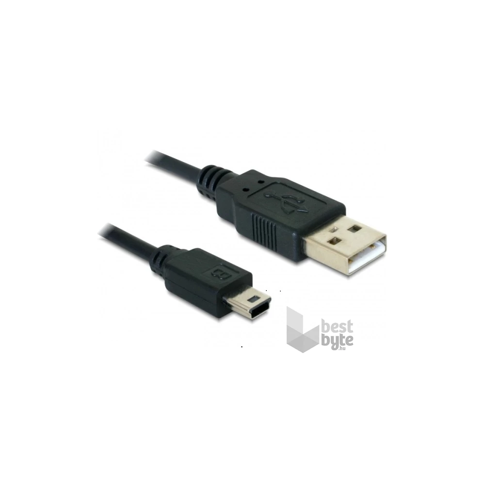 Delock 82396 0,7 méter USB 2.0-A > USB mini-B 5 pin apa/apa kábel