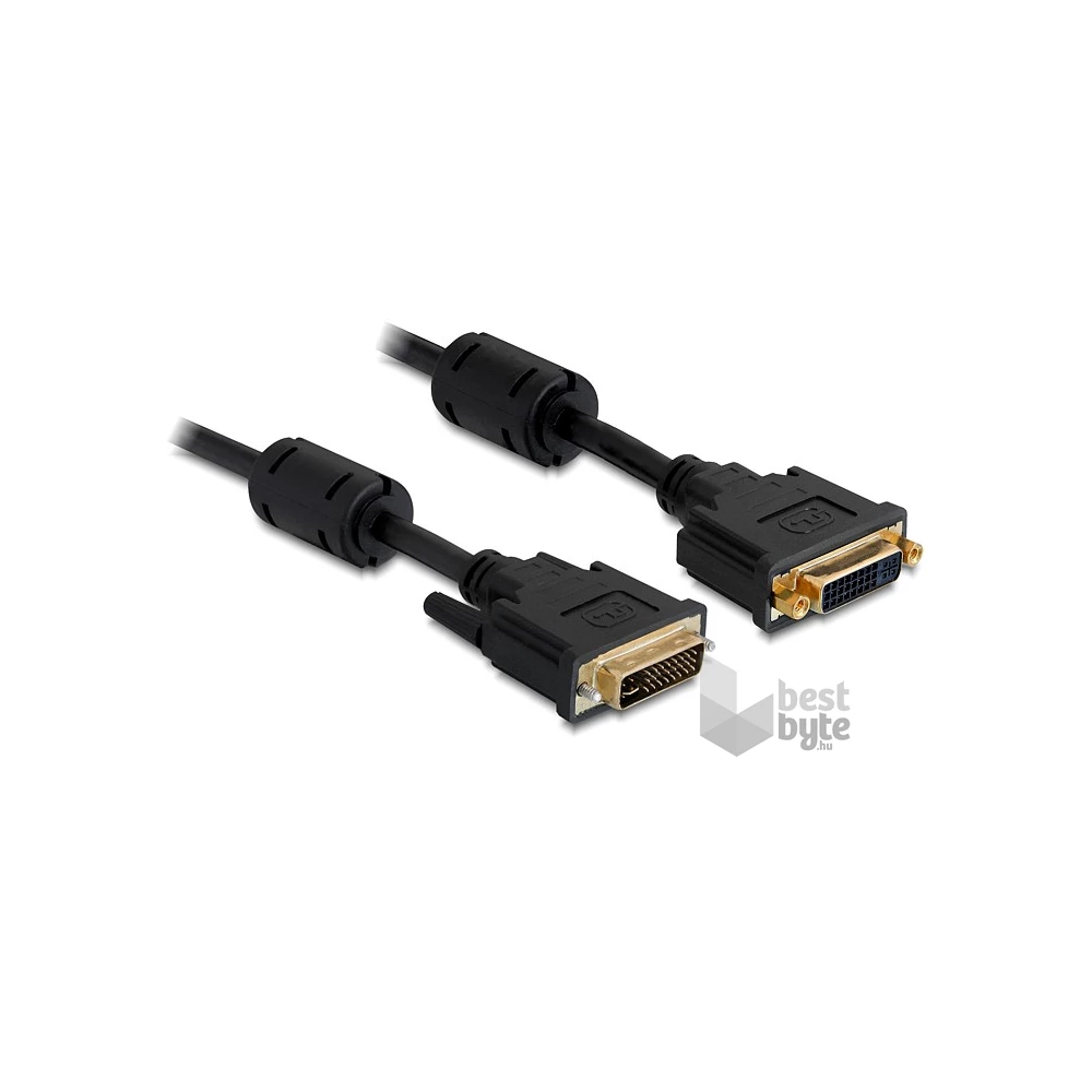 Delock 83108 3m DVI 24+5 apa - anya hosszabbító kábel